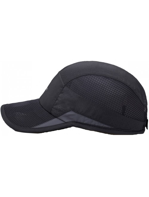 Baseball Caps Unisex Mesh Sport Cap Quick-Drying Outdoor Breathable Sun hat Runner UV Protection 50+ - Deep Gray a - CG17YYTM...