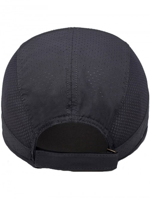 Baseball Caps Unisex Mesh Sport Cap Quick-Drying Outdoor Breathable Sun hat Runner UV Protection 50+ - Deep Gray a - CG17YYTM...