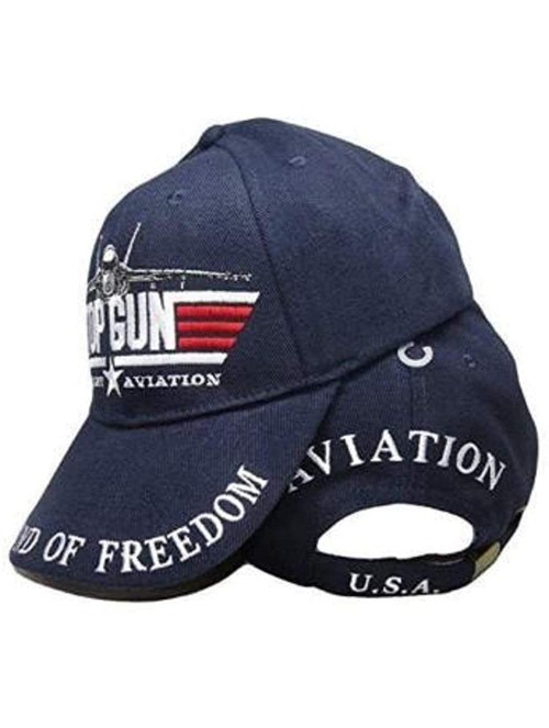 Skullies & Beanies Top Gun Military Aviation The Sound Freedom Navy Blue Baseball Hat Cap Tom Cruise Cap-TOP Gun - CB18KMMK9G...