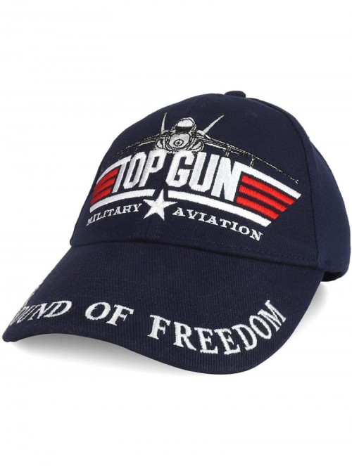 Skullies & Beanies Top Gun Military Aviation The Sound Freedom Navy Blue Baseball Hat Cap Tom Cruise Cap-TOP Gun - CB18KMMK9G...