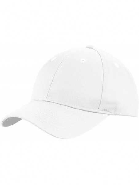 Baseball Caps Uniforming Twill Cap. C913 - White - CR17YGUGXXT $12.64