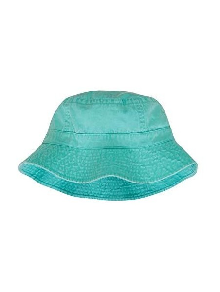 Baseball Caps ACVA101 Vacationer Pigment Dyed Bucket Hat - Seafoam - C81858XSLK6 $22.13