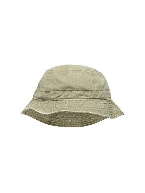 Baseball Caps ACVA101 Vacationer Pigment Dyed Bucket Hat - Seafoam - C81858XSLK6 $22.13