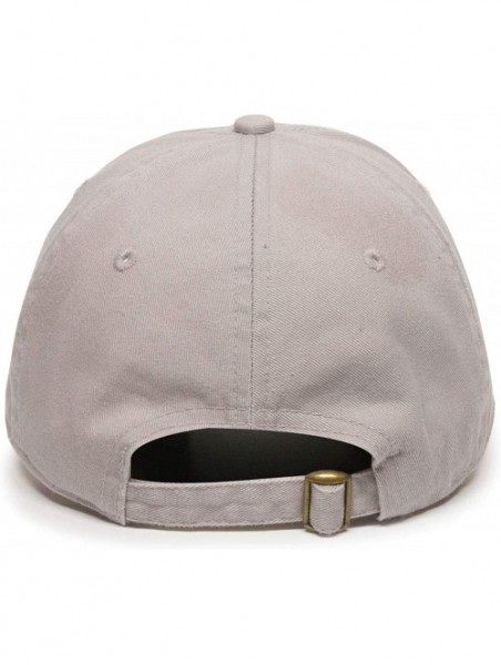 Baseball Caps Peace Sign Baseball Cap Embroidered Cotton Adjustable Dad Hat - Light Grey - CO18QXI9MTM $16.77