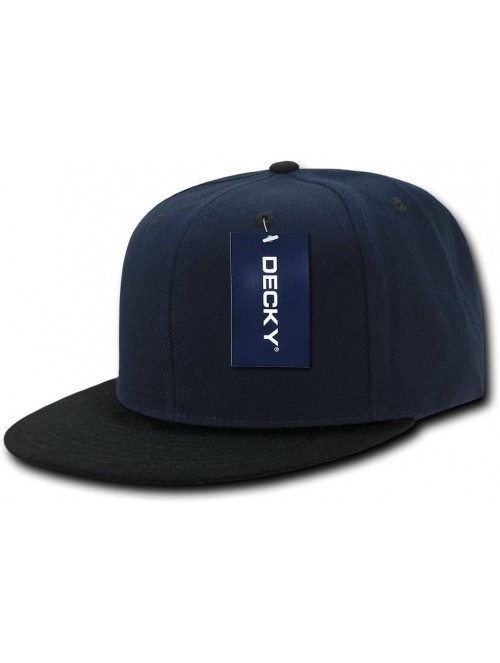 Baseball Caps Men's Flat - Navy/Black - CQ1199Q9O2N $14.16
