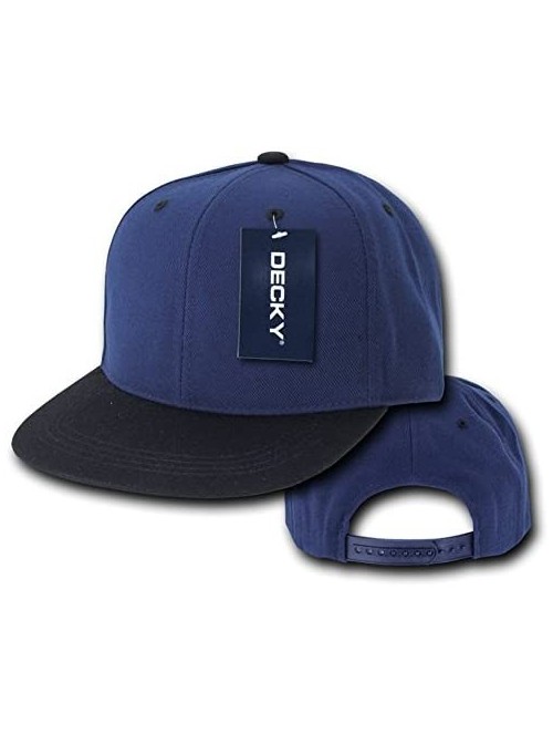 Baseball Caps Men's Flat - Navy/Black - CQ1199Q9O2N $14.16