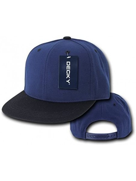 Baseball Caps Men's Flat - Navy/Black - CQ1199Q9O2N $14.16