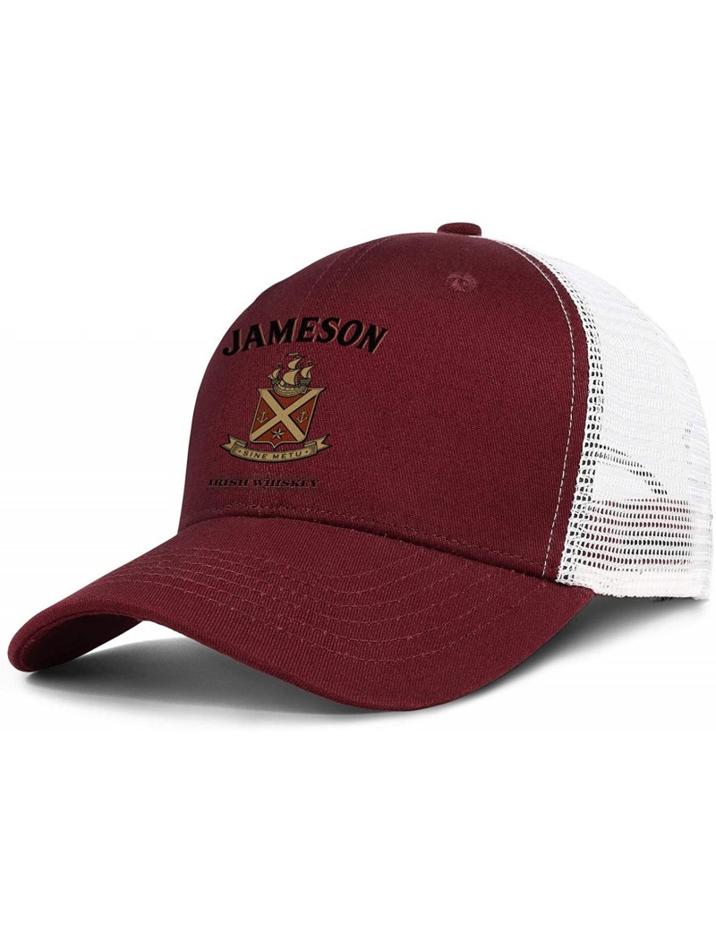 Baseball Caps Trucker Hat for Man Adjustable Visor Hats Pattern Cap - Jameson Whiskey Logo-3 - CE18XL6IKRI $26.01