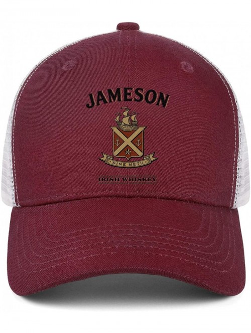 Baseball Caps Trucker Hat for Man Adjustable Visor Hats Pattern Cap - Jameson Whiskey Logo-3 - CE18XL6IKRI $26.01