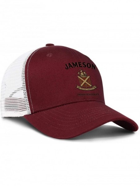 Baseball Caps Trucker Hat for Man Adjustable Visor Hats Pattern Cap - Jameson Whiskey Logo-3 - CE18XL6IKRI $26.01