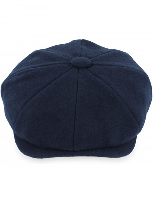 Newsboy Caps Belfry Newsboy Gatsby Men's Women's Soft Tweed Wool Cap - Navy - CH11YQMUCFN $40.01