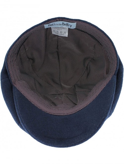 Newsboy Caps Belfry Newsboy Gatsby Men's Women's Soft Tweed Wool Cap - Navy - CH11YQMUCFN $40.01