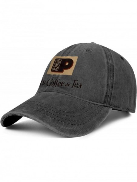 Baseball Caps Peets Coffee Logo Womens Baseball Trucker Protection - Peet's Coffee Logo-20 - CX18WK03YT4 $23.29