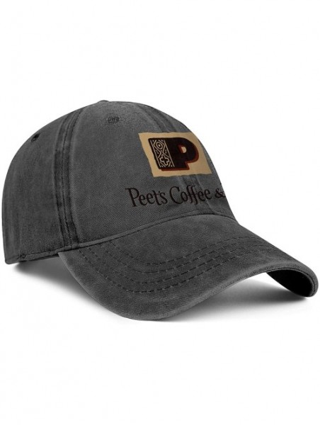 Baseball Caps Peets Coffee Logo Womens Baseball Trucker Protection - Peet's Coffee Logo-20 - CX18WK03YT4 $23.29