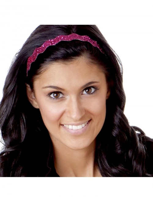 Headbands Women's Bling Glitter Adjustable No Slip Bulk Headbands Gift Sets 10pk - Wave Neutral & Bold 10pk - CC18YKSEXY5 $50.84