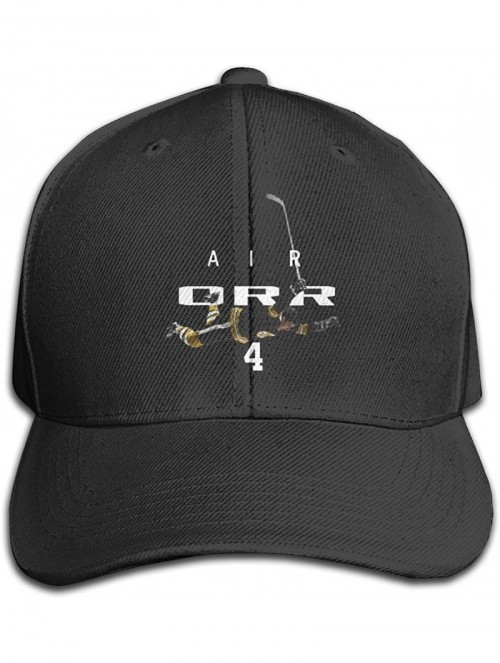 Baseball Caps Unisex Adjustable Baseball Caps Bobby-Orr-Boston-AIR Skull Cap Black - C118TOUGR7R $13.81