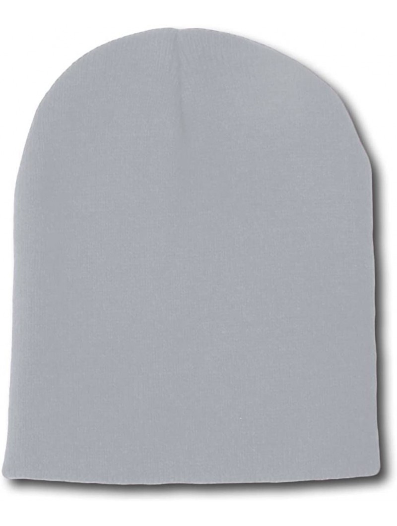 Skullies & Beanies Solid Beanie - Grey - CP18725676R $10.35