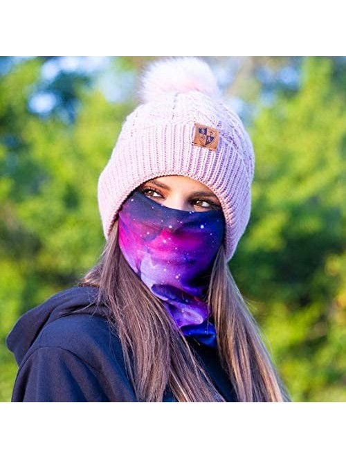 Balaclavas Scarf Bandanas Neck Gaiter Unisex Headwear Bandana Face Shield for Outdoor and Sports - Pattern 9 - CQ198ORDSRE $1...