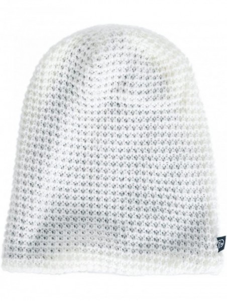 Skullies & Beanies Mens Slouchy Long Beanie Knit Cap for Summer Winter- Oversize - White - C7127BB0R3R $18.28