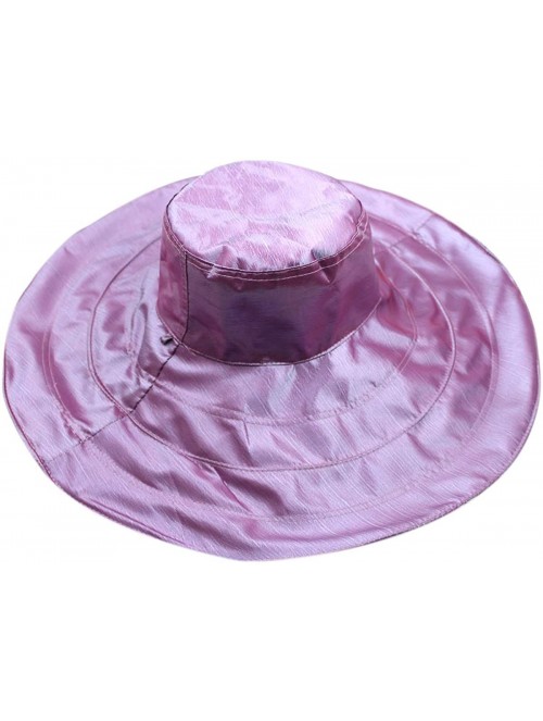 Sun Hats Women's Reversible Rain Hat Sun Hat UV UPF 50 Sun Protection Foldable Large Wide Brim Hat Bucket Hat - CT18N758O28 $...