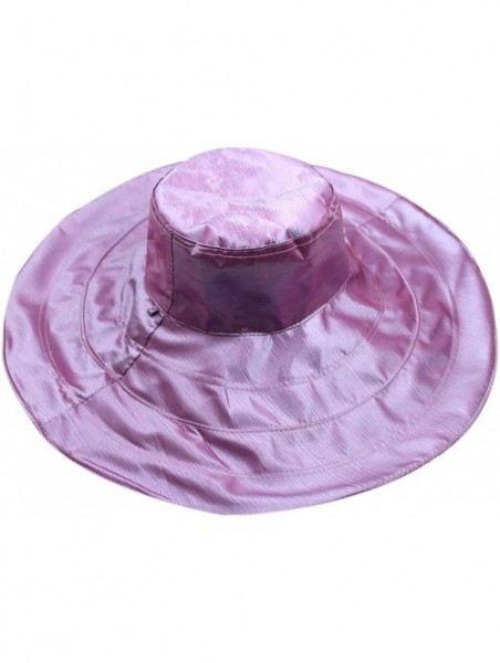 Sun Hats Women's Reversible Rain Hat Sun Hat UV UPF 50 Sun Protection Foldable Large Wide Brim Hat Bucket Hat - CT18N758O28 $...