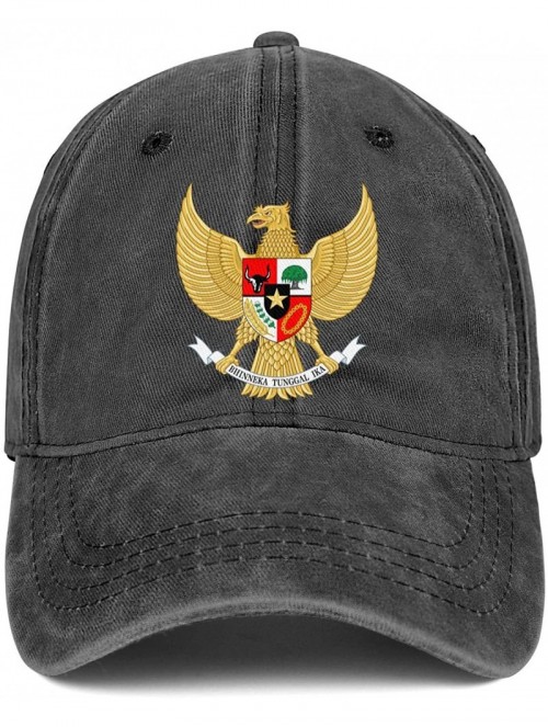 Baseball Caps Unisex Baseball Cap Cowboy Hat Flag Map of Jamaica Dad Hats Trucker Hat - Indonesia's National Emblem-2 - CN18W...