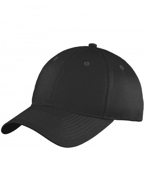 Baseball Caps Unstructured Twill Cap (C914) - Black - CC11UTOAXKZ $11.26