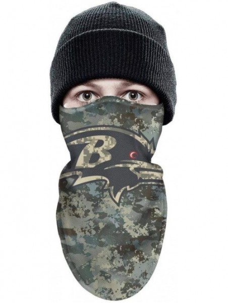 Balaclavas Half Balaclava Fleece Winter Warm Camouflage Camo Winter Face Mask for Mens Womens - White-10 - CS18NX0UCIE $16.81