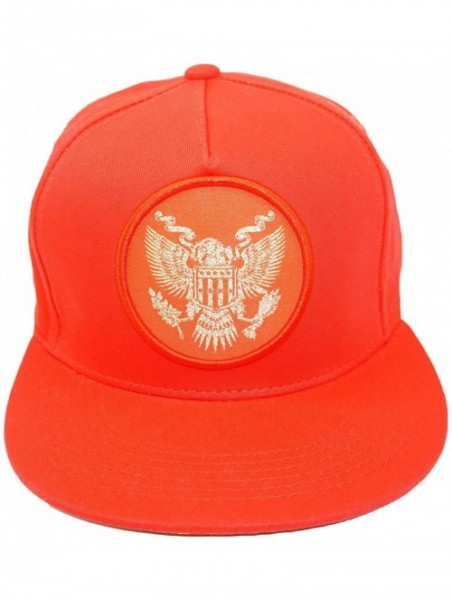 Baseball Caps American Eagle Embroidery Snapback Hat Adjustable Royal Baseball Cap - Red - CK18INRHSW6 $15.90