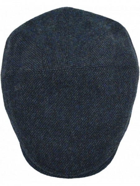 Newsboy Caps Premium Men's Wool Newsboy Cap SnapBrim Thick Winter Ivy Flat Stylish Hat - 3082-navy Herringbone - CF18Y8IZKA6 ...