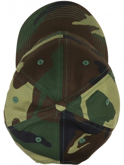 Baseball Caps 12-Pack Wholesale Classic Baseball Cap 100% Cotton Soft Adjustable Size - Woodland Camo - CH18E6L4KO4 $73.72