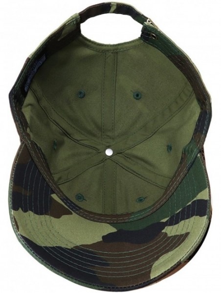 Baseball Caps 12-Pack Wholesale Classic Baseball Cap 100% Cotton Soft Adjustable Size - Woodland Camo - CH18E6L4KO4 $73.72