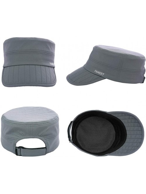 Baseball Caps UPF50 Quick-Dry Baseball Cap Free-Size Trucker Sun Dad Hat Hiking Outdoor Unisex - 00036_gray - CZ18QZ4Y3MG $17.37