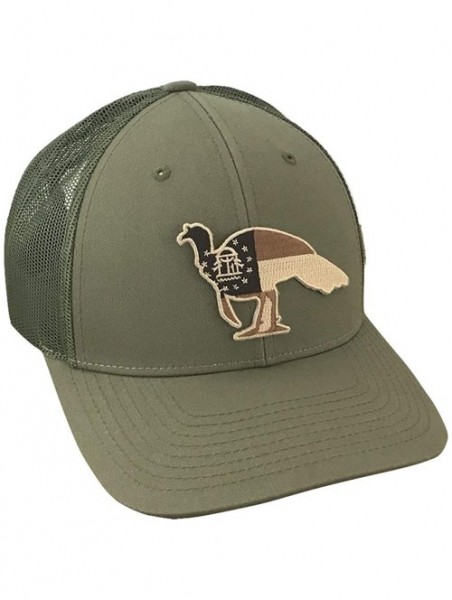 Baseball Caps Field Series GA Wary Tom - Adjustable Cap - Solid Loden - CF18O8UN0TM $43.25