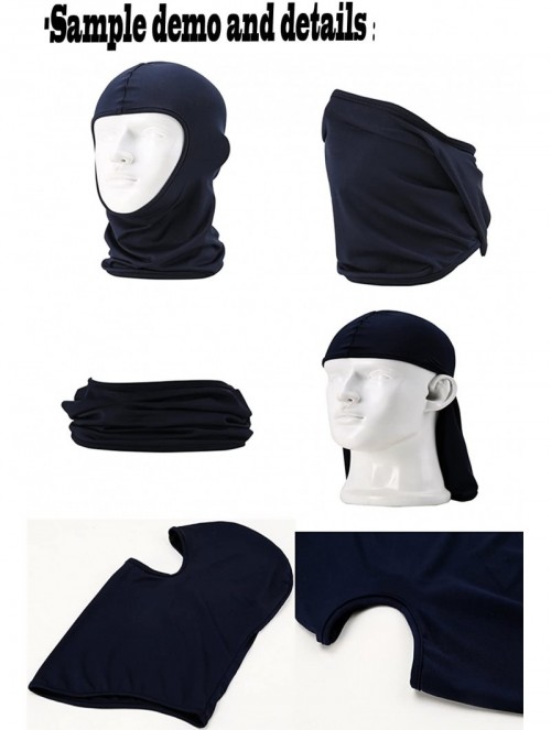 Balaclavas Ski Mask Balaclava Hood Skullies Beanies Outdoor Sports Cycling Hat - Black - CS17YLDAZYL $13.93