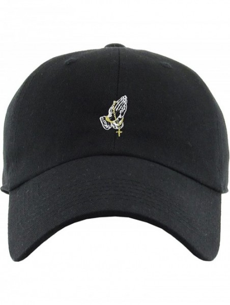 Baseball Caps Praying Hands Rosary Savage Dad Hat Baseball Cap Unconstructed Polo Style Adjustable - CW182E7NMMW $12.70