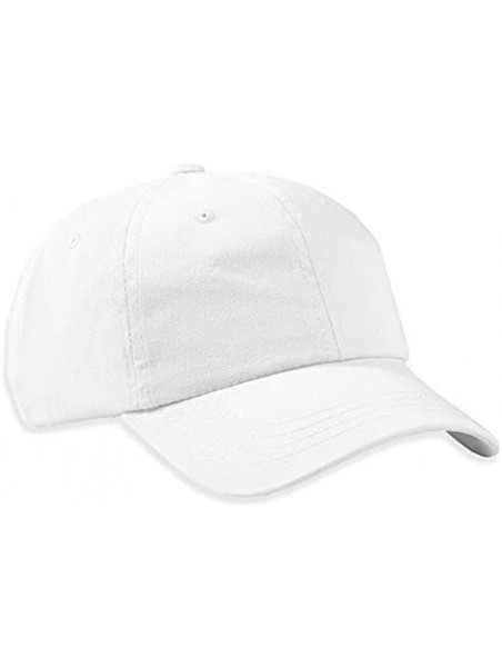 Baseball Caps Unstructured Baseball Cap-0670 - White - CR129XL90M7 $22.13