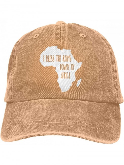 Baseball Caps I Bless The Rains Down in Africa Unisex Baseball Hat Cowboy Cap Sun Hats Trucker Hats - One Size - natural - CG...
