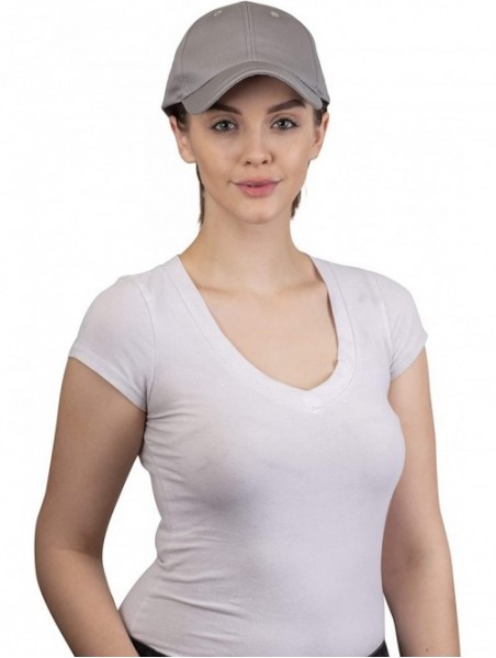 Baseball Caps Ponytail Trucker Hats & Baseball Caps for Women- Adjustable- Sports- Fitness - Baseball Grey - C018QGH7KNR $12.67