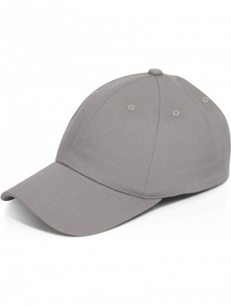 Baseball Caps Ponytail Trucker Hats & Baseball Caps for Women- Adjustable- Sports- Fitness - Baseball Grey - C018QGH7KNR $12.67