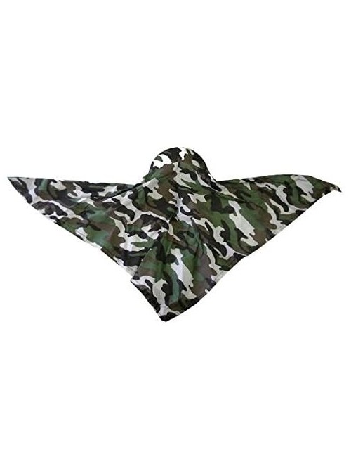 Sun Hats Camouflage Bandana Cap Visor Tie Unisex Army Hat - Green - C111MJ8IOYR $10.38