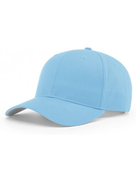 Baseball Caps 212 PRO Twill Snapback Flex Baseball HAT Blank FIT Cap - Columbia Blue - C2186A3DUSY $11.28