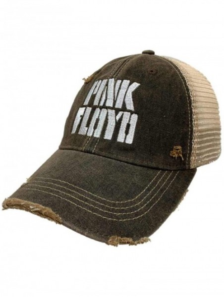 Baseball Caps Pink Floyd Band Retro Brand Music Mudwashed Mesh Adj. Snapback Trucker Hat Cap - CH18XUQZIRT $30.25