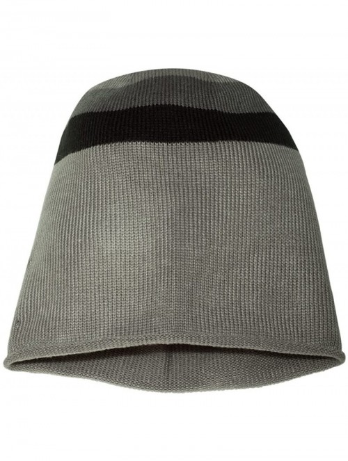 Skullies & Beanies AH91 - Oversized Beanie - Grey/Black - C111J95BEVD $14.97