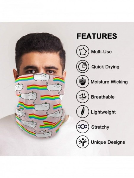 Balaclavas Bandana Face Mask Cover Balaclava Men Women - Galaxy Neck Gaiter Protective Face Covering Seamless Bandanas - CJ19...