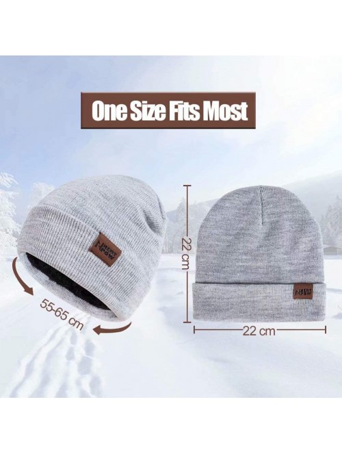 Skullies & Beanies Winter Beanie Gloves Touchscreen Infitiny - Gloves&beanie&scarf Coffee White - C718XGMWH3S $18.52