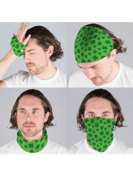 Headbands RokBAND Multi-Functional St. Patricks Headband - Various Patterns - Shamrocks - C712BN8ZSUB $20.23