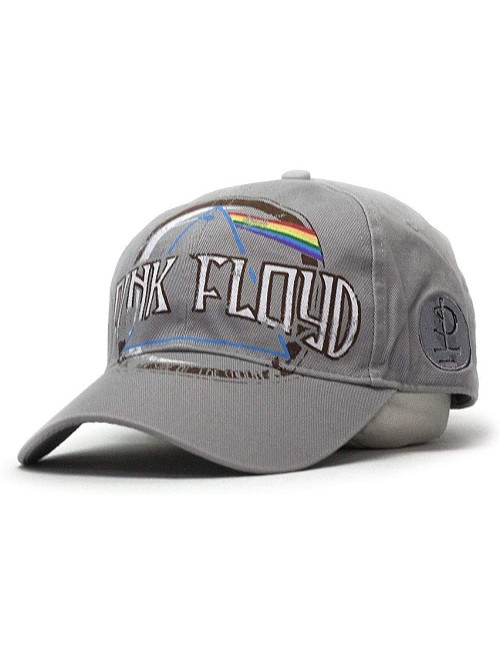 Baseball Caps Classic Rock and Roll Music Band Adjustable Baseball Cap with Iconic Lapel Pin - Gray - CB18Q6DX6D3 $27.95