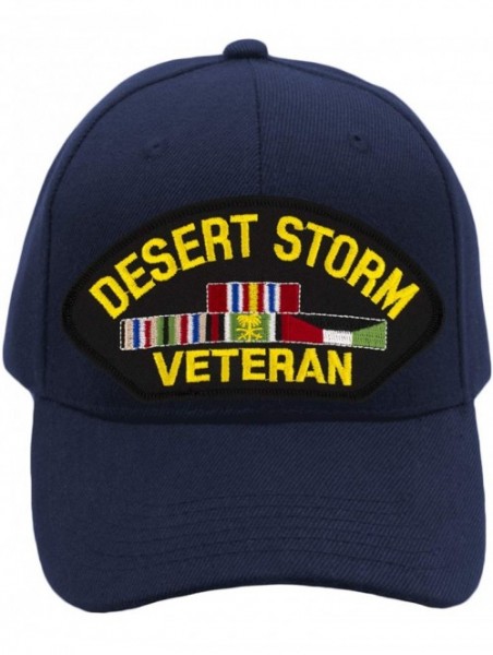 Baseball Caps Desert Storm Veteran Hat/Ballcap Adjustable One Size Fits Most - Navy Blue - CK18RHM0KMC $28.34