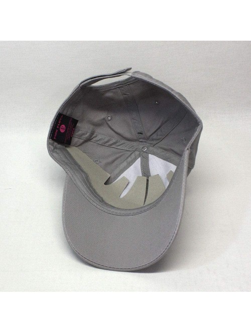 Baseball Caps Classic Rock and Roll Music Band Adjustable Baseball Cap with Iconic Lapel Pin - Gray - CB18Q6DX6D3 $27.95